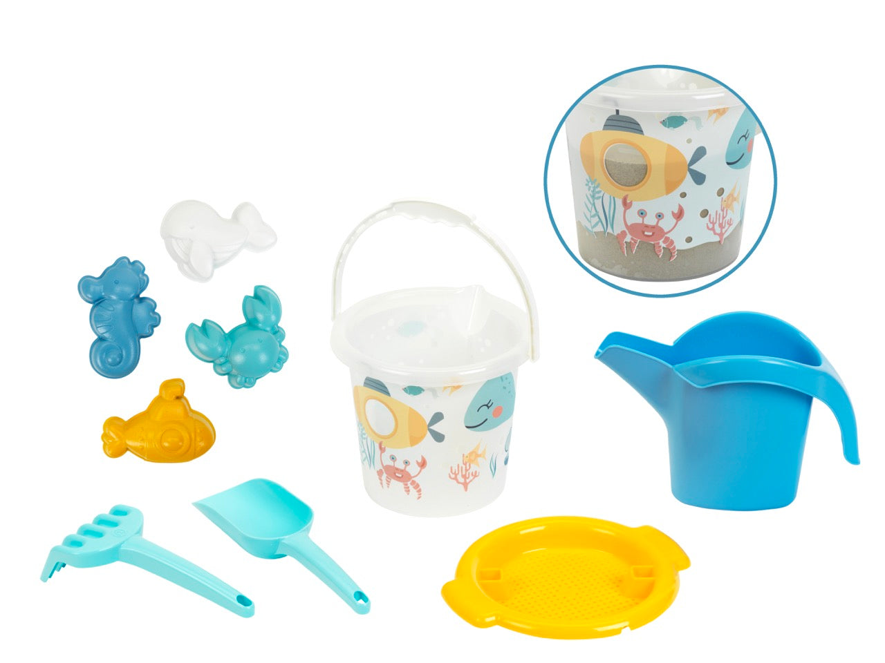 Set veder za pesek - vodni svet