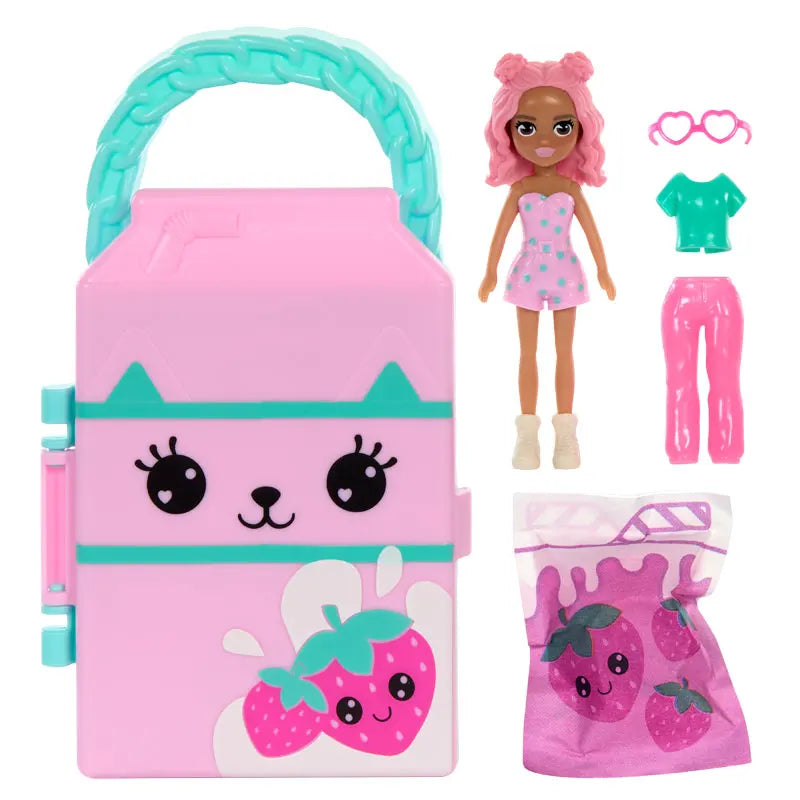 Mattel Polly Pocket - torbica Lil' Styles roza (HTV01)