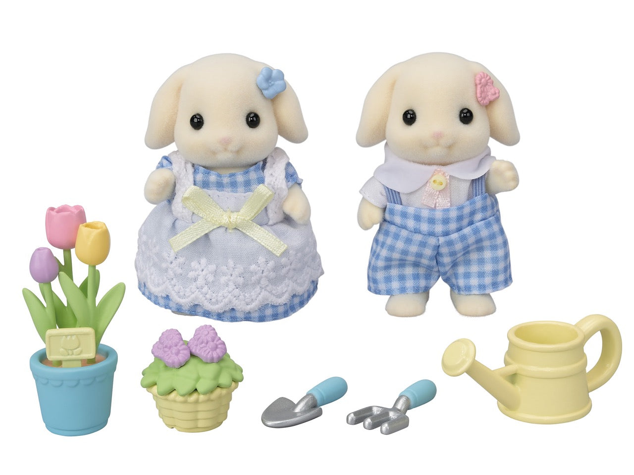 Komplet za vrtlarenje cvijeća - sestra i brat Flora Rabbit
