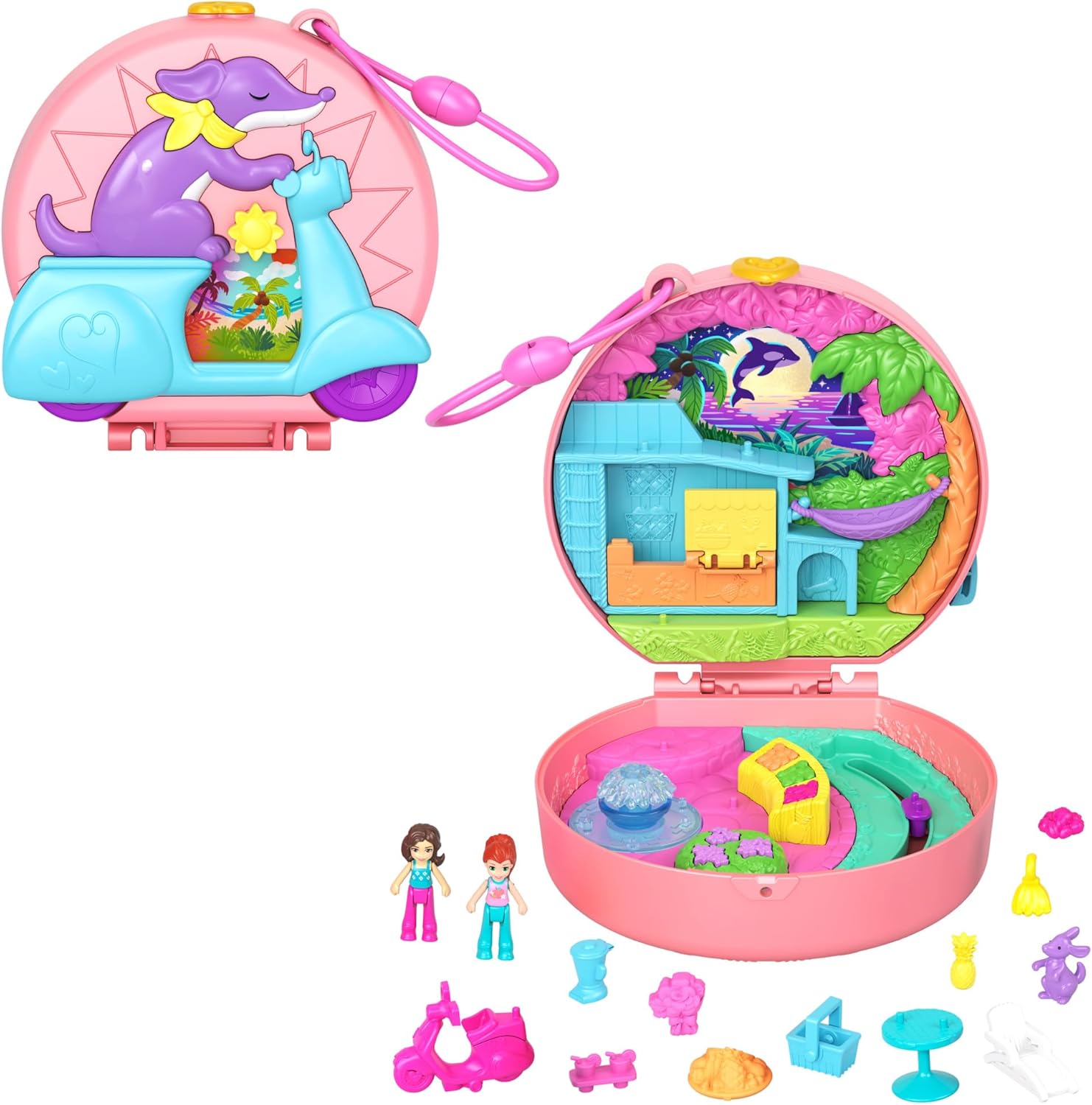 Mattel Polly Pocket: Adventures in Rio - Avanturistički moped (HWN98)