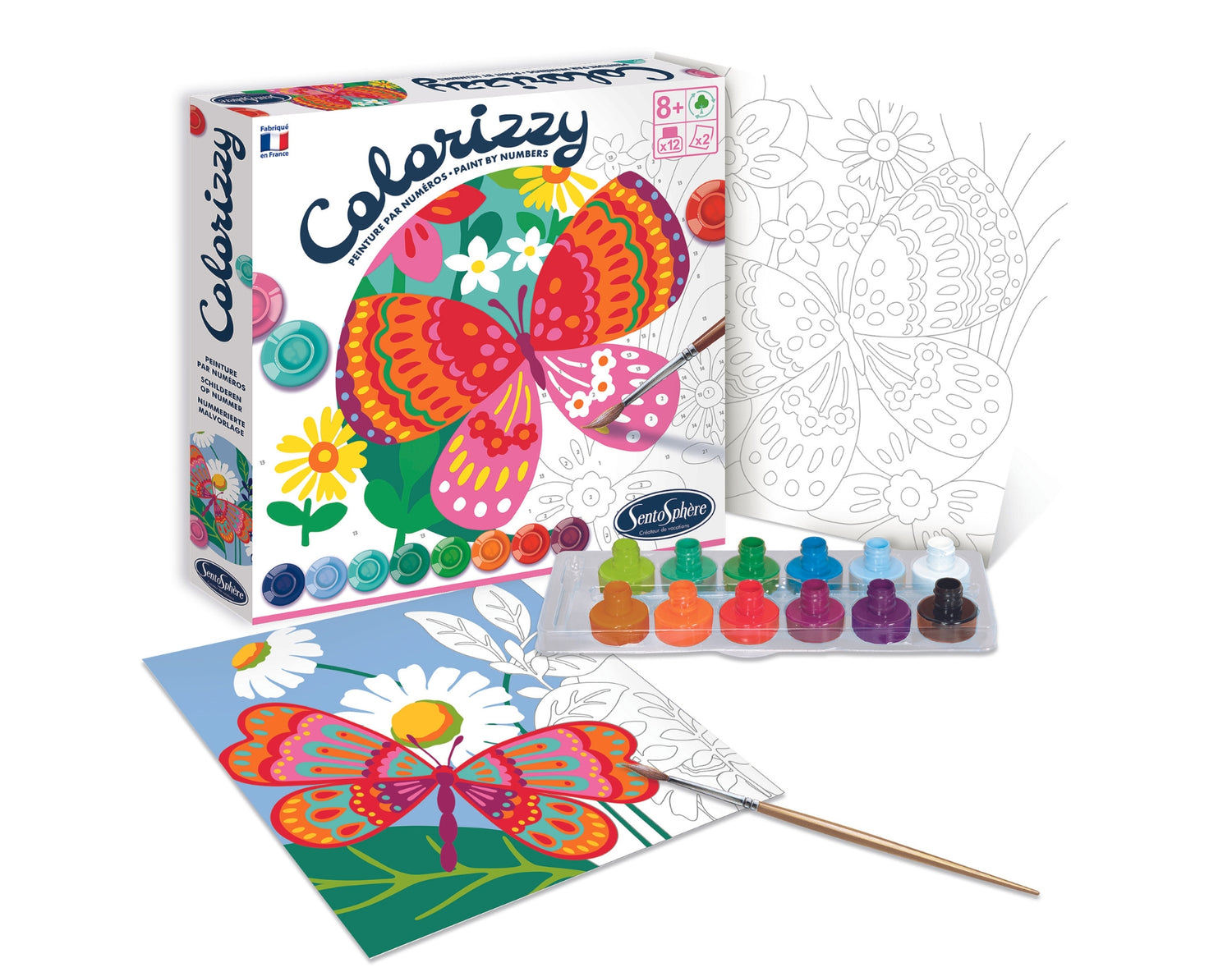 Colorizzy Slikanje po brojevima Leptir