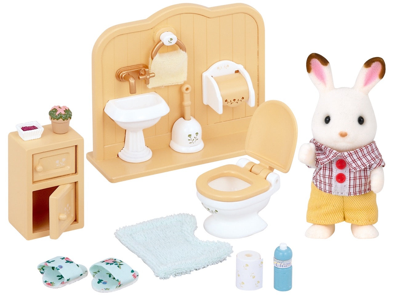 Chocolate Bunny Brothers set (kupaonica)