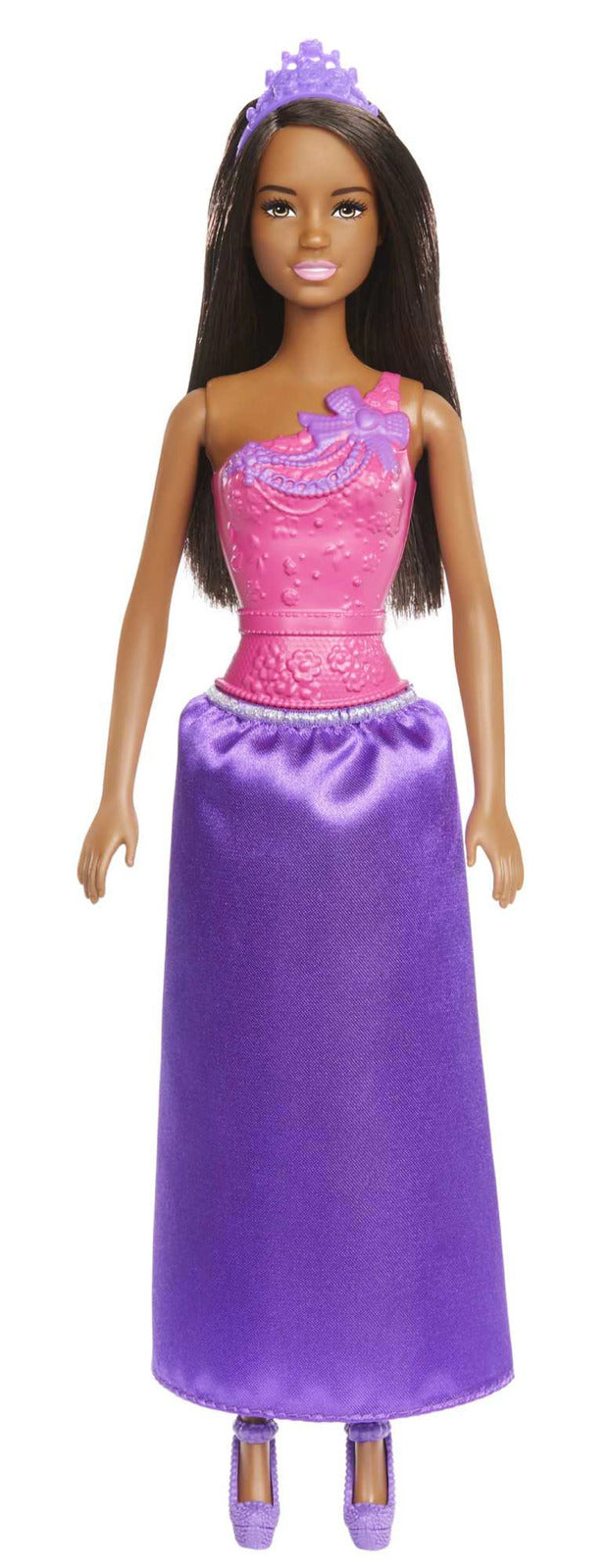 Kraljevska lutka Barbie Dreamtopia - brineta sa svjetlucavom ljubičastom suknjom i odgovarajućom trakom za glavu (HGR02)