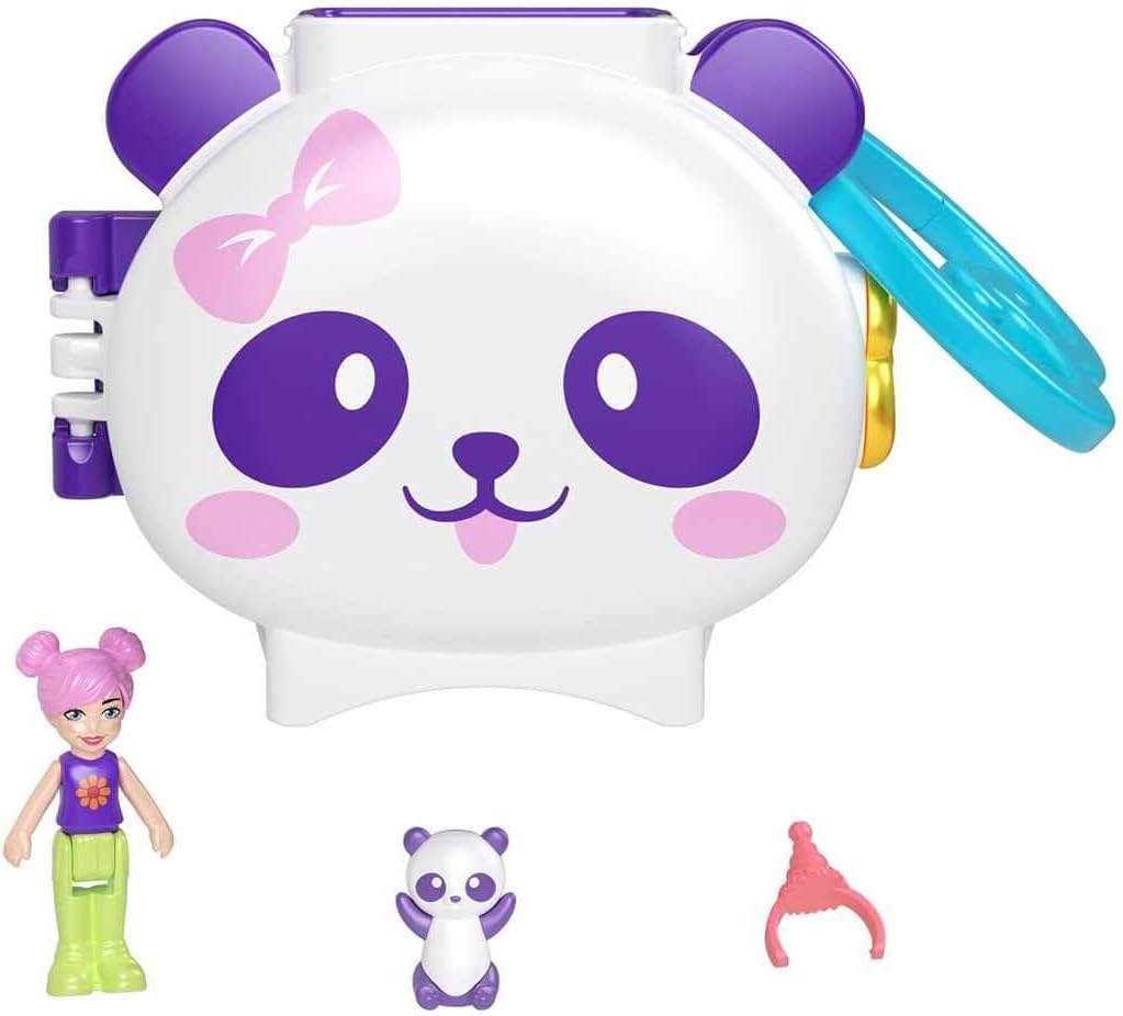 Mattel Polly Pocket Mini - Compact Panda Playset (HRD38)