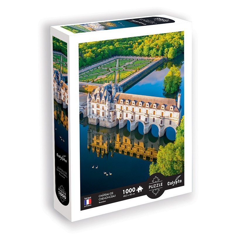 Puzzle 1000 dijelova - Krajolik - Dvorac Chenonceau - Touraine
