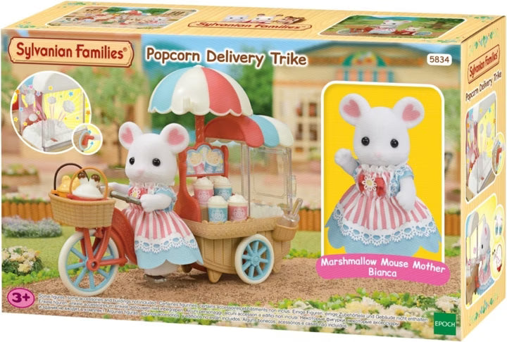Sylvanian Families – Tricikl za dostavu kokica