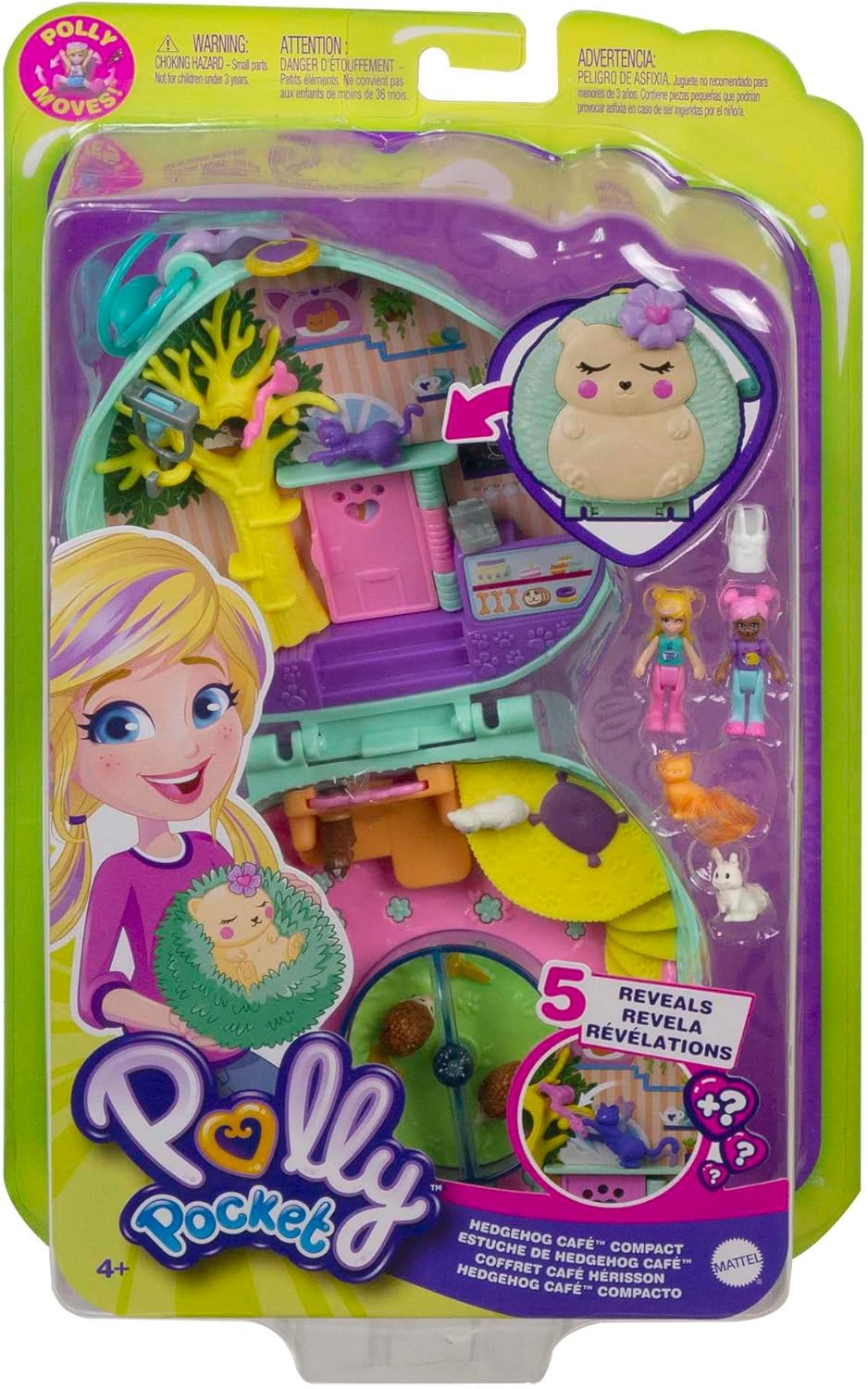 Polly Pocket Kompaktni Igralni Set, Kavarna Ježek