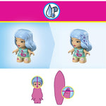 Mattel Mega Bloks Barbie - Mikro-lutka za surfanje in plavanje (HHP86)