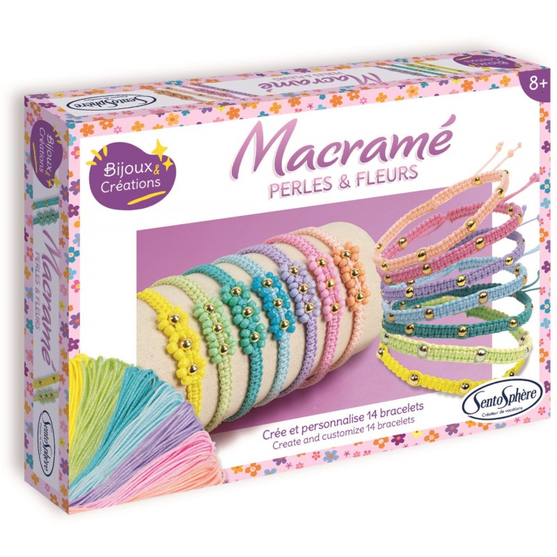 Sentosphère – Set za izradu nakita: Macrame narukvice