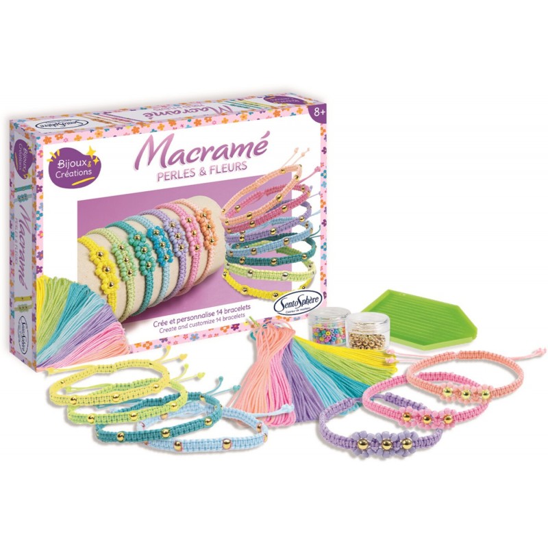 Sentosphère – Set za izradu nakita: Macrame narukvice