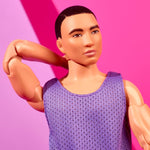 Mattel Barbie - Ken lutka s vijolično srajco (HJW84)