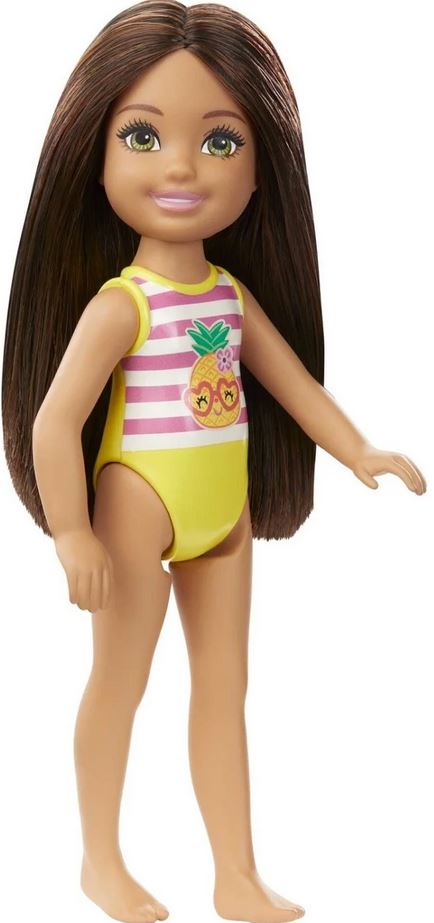 Mattel Barbie - lutka u kupaćem kostimu s uzorkom ananasa (GHV57) 