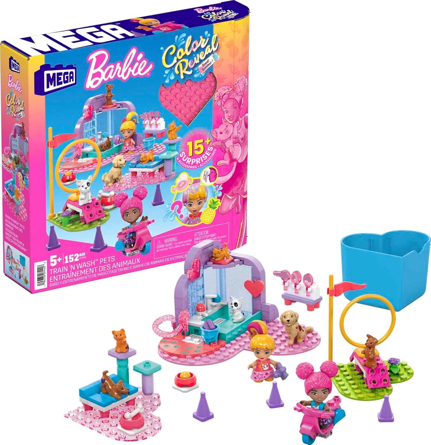 Mattel Mega Barbie - Pranje hišnih ljublenčkov(HHP89)