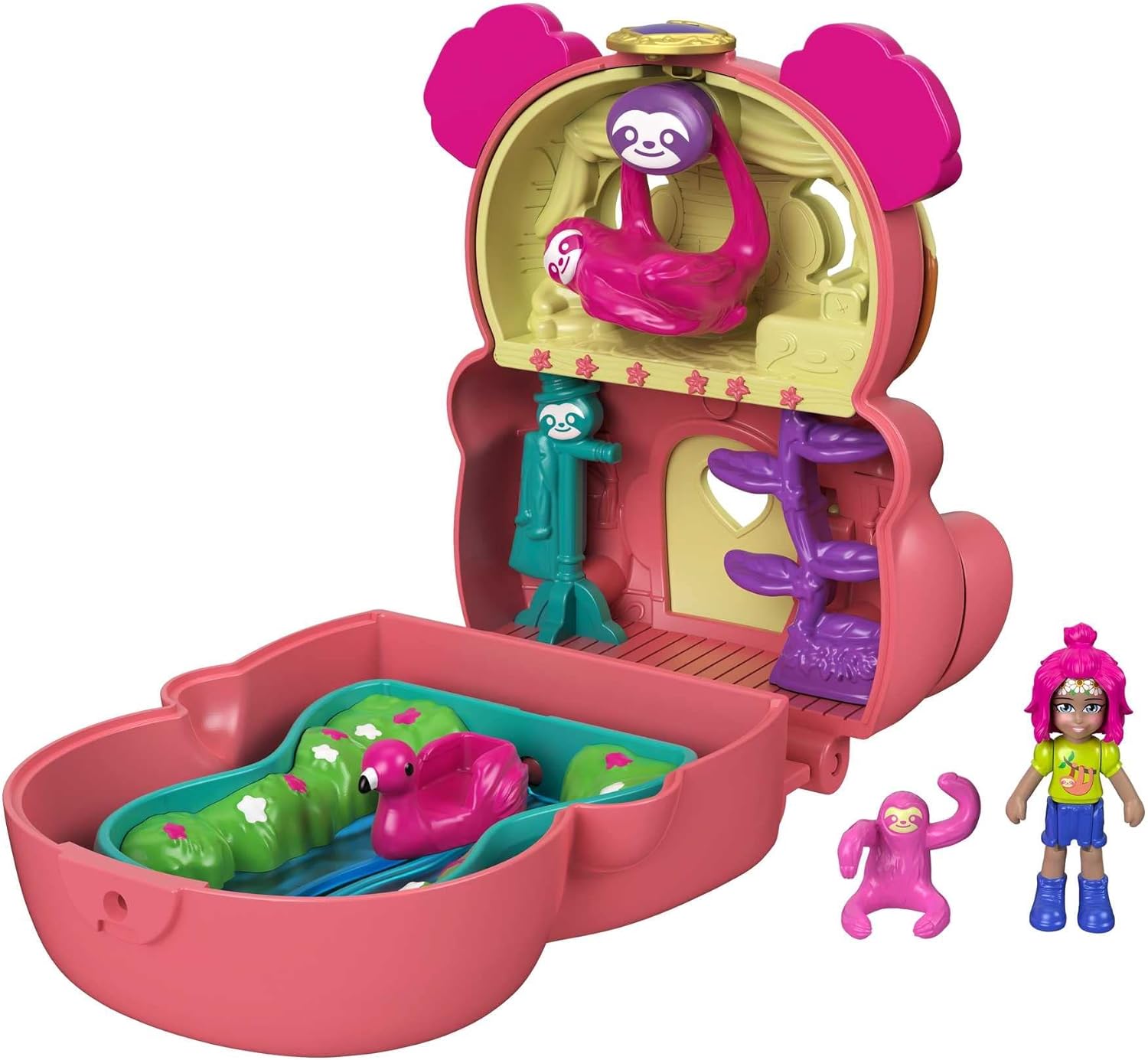Mattel Polly Pocket: Twist and Open - Ljenivac (GTM59)