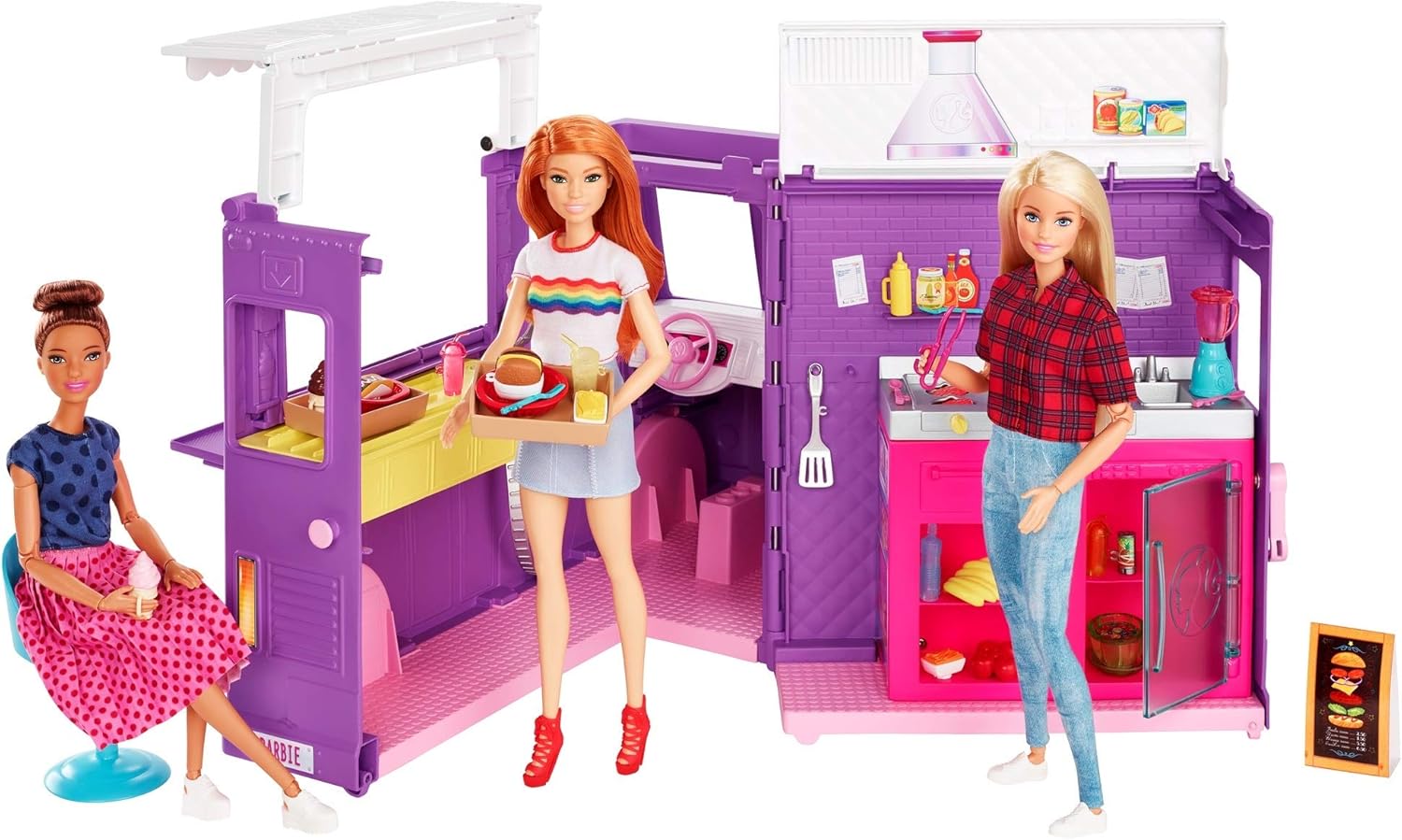 Mattel Barbie - Avto za hrano (GMW07)