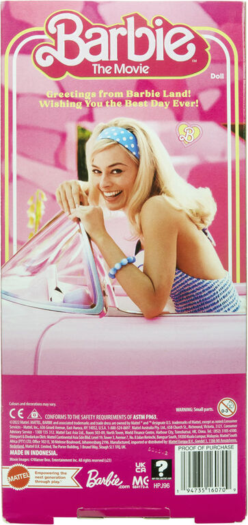 Mattel Barbie - Zbirateljska lutka Margot Robbie (HPJ96)