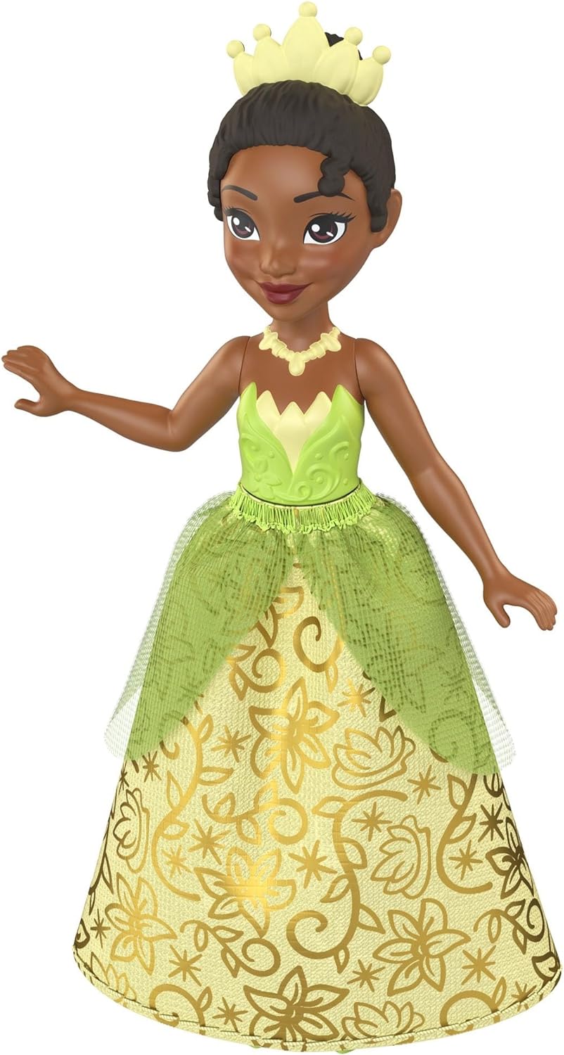 Mattel Disney Princess - Mala princeza Tiana lutka (9 cm) (HLW71)