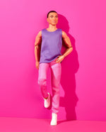 Mattel Barbie - Ken lutka s vijolično srajco (HJW84)