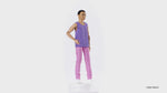 Mattel Barbie - Ken lutka s vijolično srajco (HJW84)